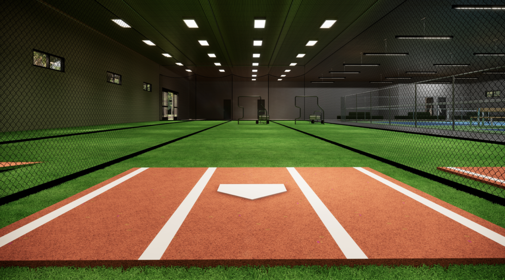 Indoor Pitching Lane in Omaha